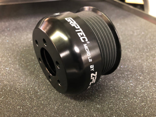 2.90" 6 Rib ZPE GripTec® 2pc FMS Ford-Roush TVS L3 Black Pulley Only