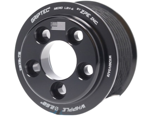 8 Rib ZPE GripTec® Whipple 5 Bolt L3V-A Black Pulley Only