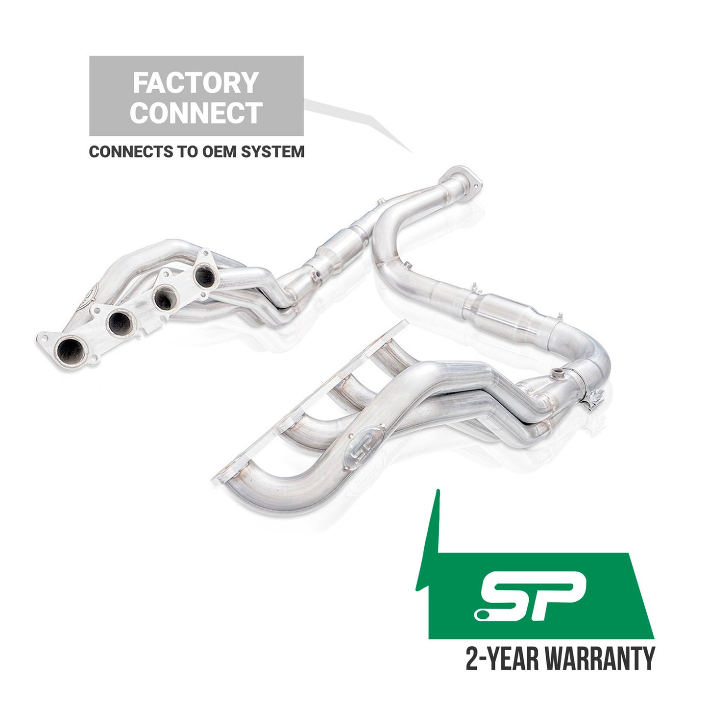 2021-2026 F-150 5.0L Stainless Power Header Kit Factory Connect