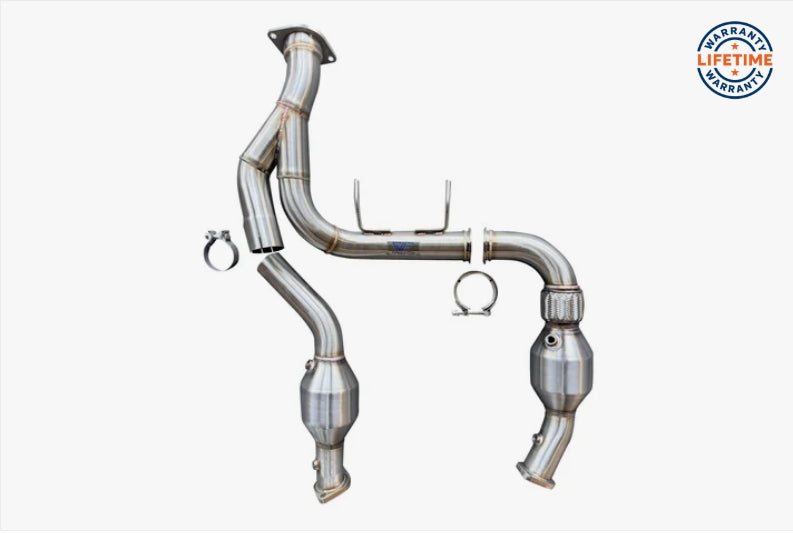 CVF Stainless Steel Catted Downpipes (2021-2023 Ford F150 3.5L Ecoboost)