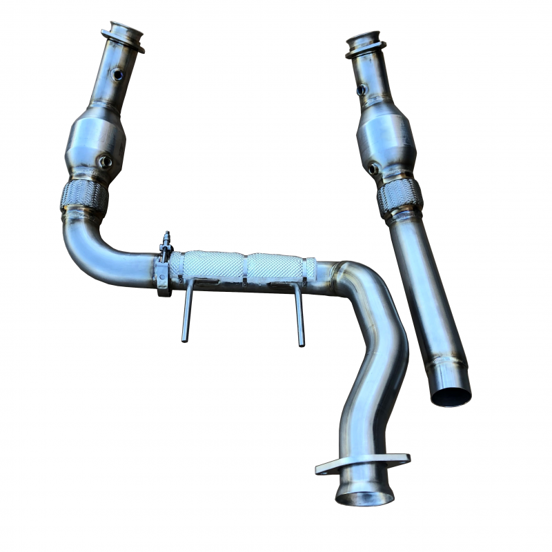 SPD 2015-2023 Ford F150 Coyote 5.0L Raptor 304SS Catted Downpipes