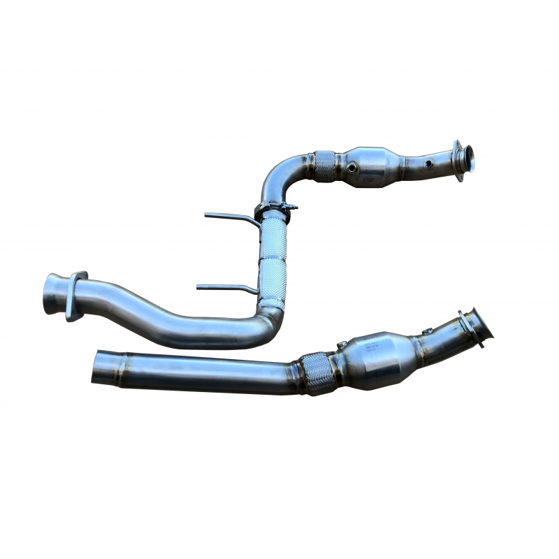 SPD 2015-2023 Ford F150 Coyote 5.0L Raptor 304SS Catted Downpipes