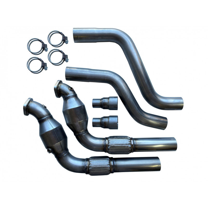 SPD 2020 -2022 Ford Explorer 3.0L ST / Platinum & Lincoln Aviator 304SS Catted Downpipes