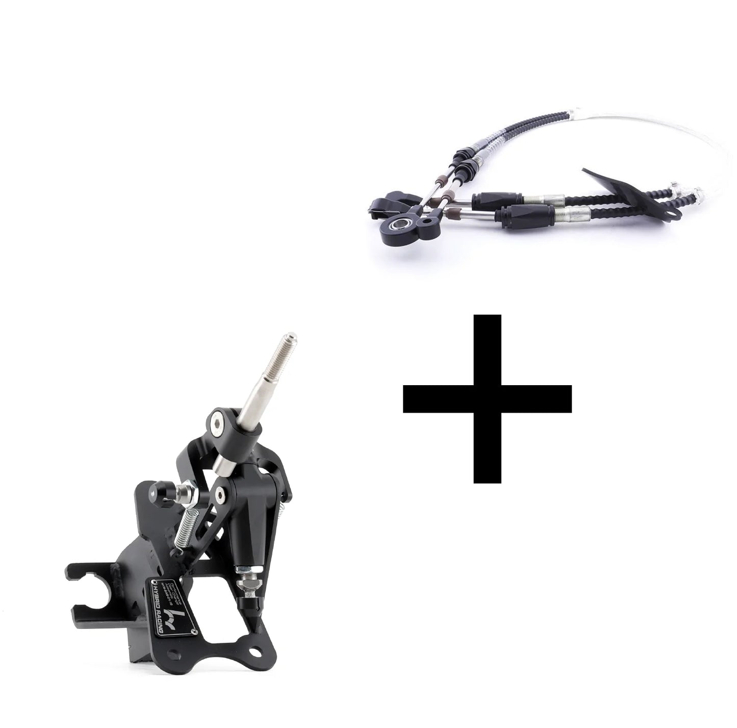HYBRID RACING V3 SHORT SHIFTER & SHIFTER CABLE COMBO (06-11 CIVIC)