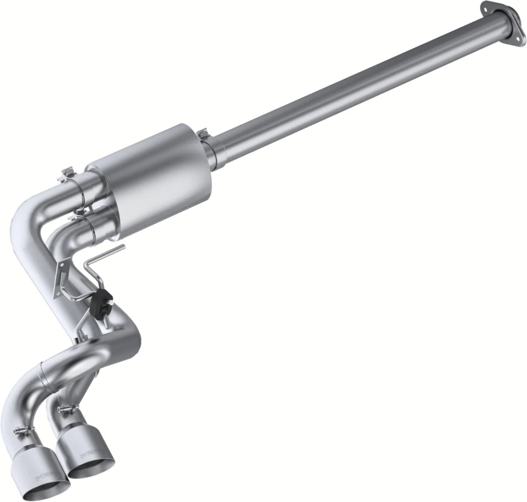 MBRP - 2011-2014 F150 - 3" Catback Exhaust Dual Side Exhaust in Front of Tire, Alumized Steel