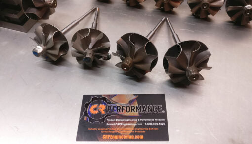 2021-2023 F-150 & Raptor 3.5L Stage 5 46/50mm CR 8 Blade Turbine Upgrade Turbo Set