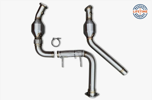 CVF Stainless Steel Downpipes (2021-2023 3.5L Raptor F-150 EcoBoost)
