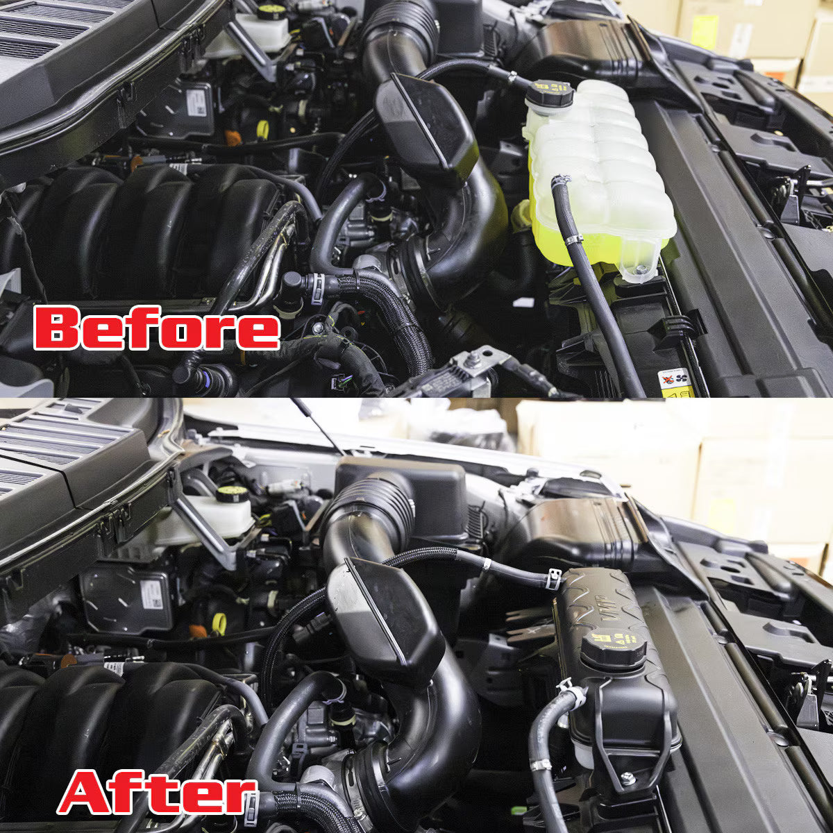2015+ VMP F-150 Engine Coolant Degas Bottle Kit