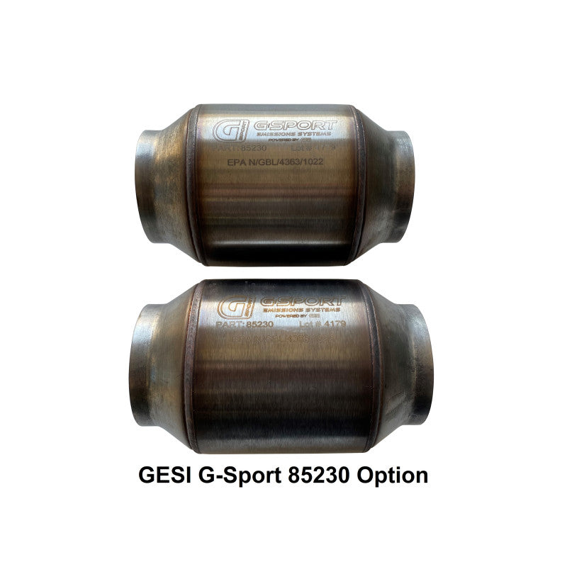 SPD 2017-2020 Ford F150 Raptor 3.5L 304SS Catted Downpipes, with built-in Turbo Adapters