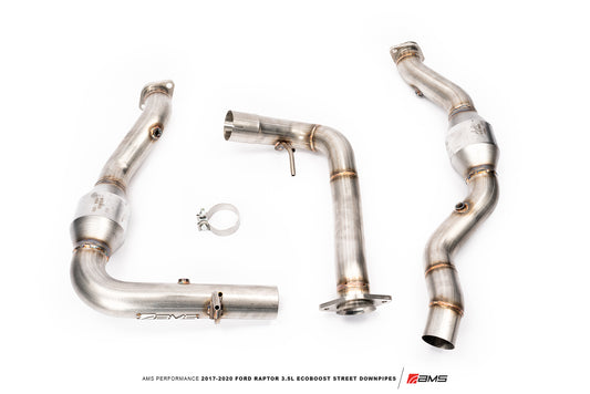 AMS PERFORMANCE 2017-2020 FORD RAPTOR 3.5L ECOBOOST STREET DOWNPIPES