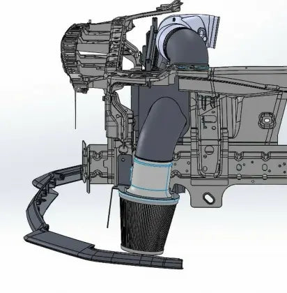 PMAS Air Intake System 18+ Mustang 5.0 Fenderwell- Tune Required